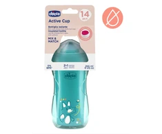 Chicco Puodelis niekapek termiczny 266ml turkio 14m+