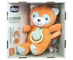 CHICCO 00011042000000 muzikinė dėžutė Panda raudona