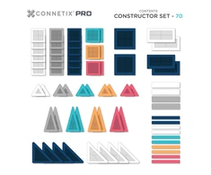 Connetix PRO rinkinys 70 dalių