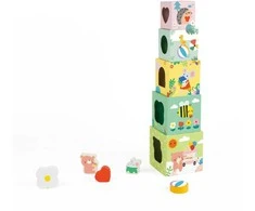 Dėlionė CLASSIC WORLD CW20222 Puzzle Cube Box Miško piramidė 10 vnt.
