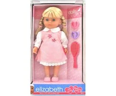 DOLLSWORLD Lėlytė Elizabeth, 36 cm