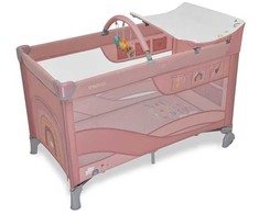 ESPIRO Kelioninė lovelė DREAM 108 rožinė šypsena