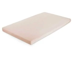 EWA 884602 medvilninis trikotažas su prigludusia paklode 120x60 smėlio spalvos 28