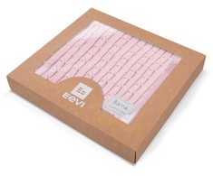 EWA 927910 Bambuko antklodė šviesiai rožinė pynė+dėžutė