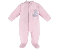 EWA 930019 NEWBORN Klounas veliūras rožinis 56