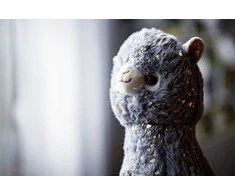 InnoGiO pliušinis žaislas Lama pilkas 30cm GIO-827GRAY