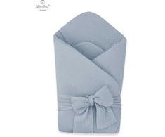 KIECZMERSKI Kūdikių vystyklas su lankeliu MUSLIN COTTON džinsai medvilnė 100%
