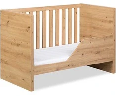KLUPŚ Lovelė AMELIA ąžuolas su apsauginiu turėklu 120x60