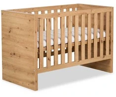 KLUPŚ Lovelė AMELIA ąžuolas su apsauginiu turėklu 120x60