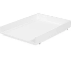 KLUPŚ lovelės užvalkalas 120x60 baltas