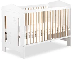 KLUPŚ Vaikiška lovelė IDA 120X60 baltas bukas