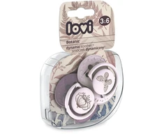 LOVI 22/870 Dinaminis silikoninis čiulptukas 3-6 m 2vnt Botanic Girl
