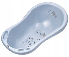 MALTEX vonia 84cm su kamščiu Banginis satino mėlynas