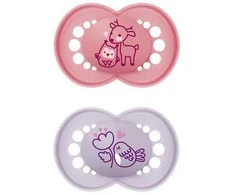 Mam Baby MAM 850714 Original 6+ Planet Love mergaitės čiulptukas