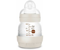 Mam Akcesoria MAM 851070 Perfect Start Planet Love buteliukas nuo dieglių 130ml berniukas