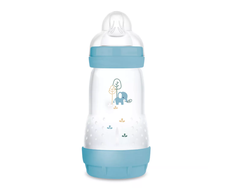 Mam Akcesoria MAM 851155 Perfect Start Planet Love buteliukas nuo dieglių 260ml berniukas