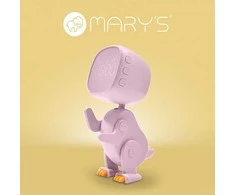 Eco Light Lampki MARY'S MW61057 Robo Dino žadintuvas rožinis