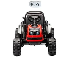 MILLY MALLY 5741 Akumuliatorinis traktorius su priekaba Farmer Raudona