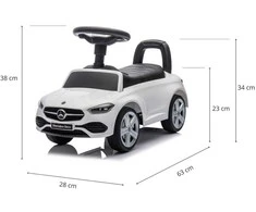 MILLY MALLY 6101 Transporto priemonė Mercedes C-Class S Balta