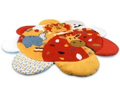 Tk Import MILLY MALLY 6145 TinyMini JL639-2B Mokomasis kilimėlis 2in1 Flower Safari