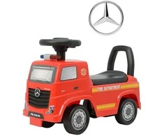 MILLY MALLY Važiuoklė Mercedes-Benz Actros ugniagesių automobilis raudonas