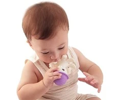 Mombella 8077-1 Žaislinis kramtukas aštuonkojis, rožinis