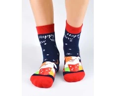 NOVITI SF012-U-01 kilpinės kojinės XMAS laimingų Naujųjų metų 31/34