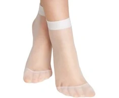 NOVITI SM003-G-01 Kojinės 20den vienspalvės baltos 2 vnt.