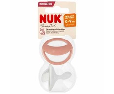 NUK 175312 Silikoninis čiulptukas 0-9m Mommy Ful 2 vnt raudonas