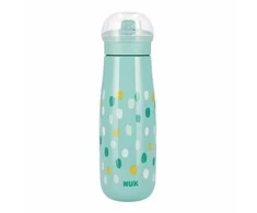 Nuk Mini-Me atverčiamas puodelis +12 mėnesių 1U 450ml Žalias