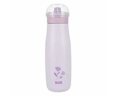 NUK 225329 nerūdijančio plieno puodelis 500ml mini +12m gėlė