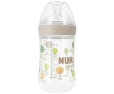 NUK 742005 260 ml buteliukas Gamtai sil. M