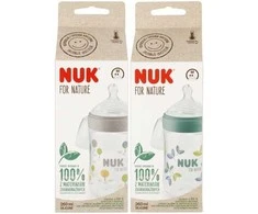 NUK 742005 260 ml buteliukas Gamtai sil. M