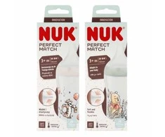 NUK 742027 Mikės Pūkuotuko silikoninis buteliukas 260ml