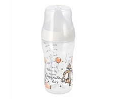 NUK 742027 Mikės Pūkuotuko silikoninis buteliukas 260ml