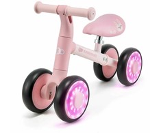 Rožinė KINDERKRAFT balansinis dviratis CUTIE FLASH Rožinis