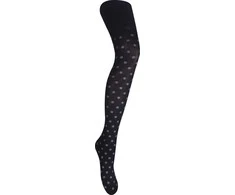SCORPIO RA-71 Mikropluošto pėdkelnės 60 DENIER juodi blizgučiai taškeliai (01) 128-134 cm