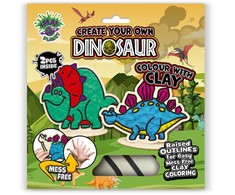 Splat Planet kūrybinis modelino rinkinys su mediniais Dinozaurais