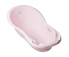 TEGA KR-005-104 Vaikiška vonia 102 cm LUX BUNNIES su nutekėjimu rožinė