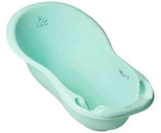 TEGA KR-005-105 Vaikiška vonia 102 cm LUX BUNNIES su kanalizacija žalia