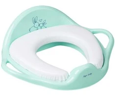 TEGA KR-020-105 Minkšta tualeto sėdynė BUNNIES žalia