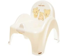 TEGA MS-012-118 Puoduko kėdė TEDDY BEAR baltas perlas