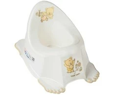 TEGA PO-046-118 Neslystantis puodukas su muzikine dėžute TEDDY BEAR baltas perlas