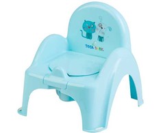 TEGA PO-063-101 Puoduko kėdė su muzikine dėžute DOG AND CAT mėlyna