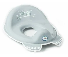 TEGA SO-002-106 Tualeto sėdynės užvalkalas neslystantis OWL pilkas