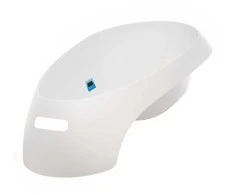 TEGA TI-004-103 TEGGI vonia su nutekėjimu balta