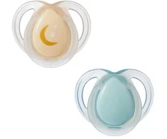 TOMMEE TIPPEE TTP43338095 čiulptukai NIGHT TIME 0-6m mix 2pack