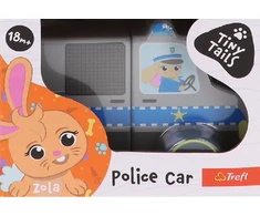 TREFL 61814 Medinis žaislas Magnetinė transporto priemonė - Policija Tiny Tails