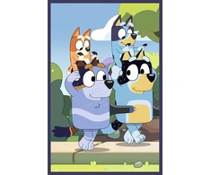 TREFL BLUEY Dėlionių rinkinys „Bluey šeima“, 3 x 50 det.