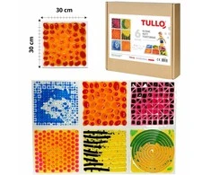 AM Tullo TULLO 700 Sensorinis kelias - sensorinės plokštelės su tekstūruotu skysčiu 6 vnt.